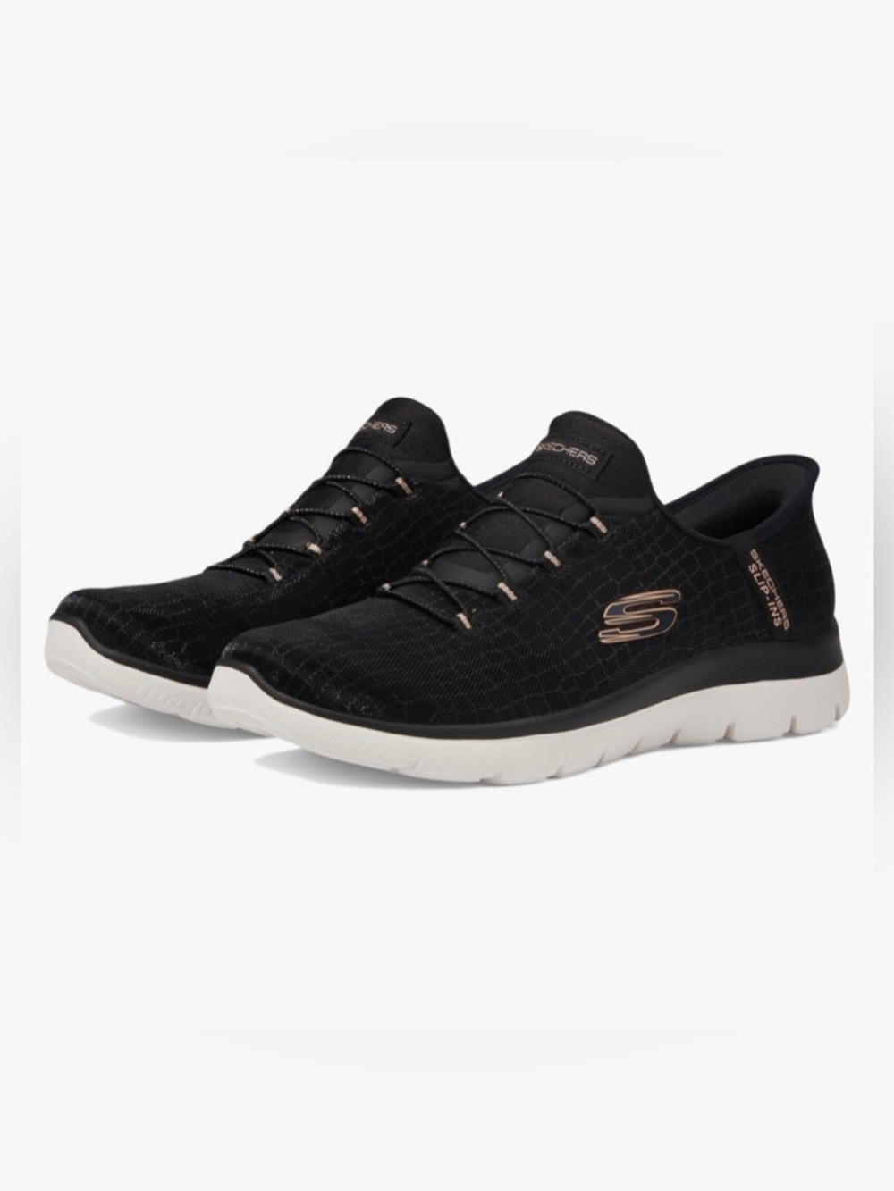Skechers Women's Hands Free Slip-ins Summits Classy Night Sneaker size 7 NWOT